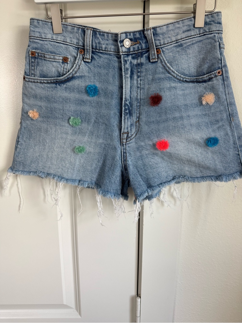 Lucky Brand Lucky Pins Denim High Waisted Short Size 4/27